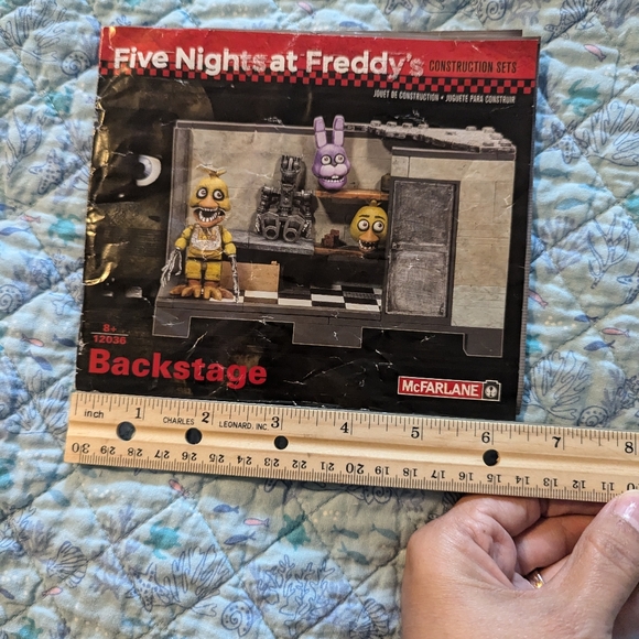 McFarlane Five Nights At Freddy’s Backstage Building Booklet Only 12036 FNAF 6" - Picture 2 of 8